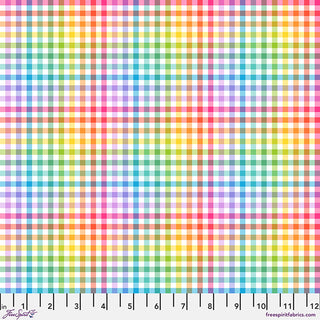 Rainbow Gingham | Love Under the Stars by Daughter Earth/Katy Tanis (¼ Yard)