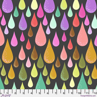 Dew Drops Licorice | Prince Charming Déjà Vu by Tula Pink (¼ Yard)