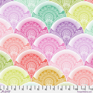 Snail Scallop Sugar Rush | Prince Charming Déjà Vu by Tula Pink (¼ Yard)