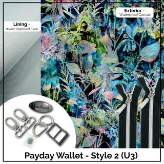 Payday Wallet/Purse - A COMPLETE KIT, Including Pattern, Foam & Fabric!!