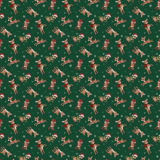 Rudolph Toss | Rudolph the Red-Nosed Reindeer® for Northcott (¼ Yard)