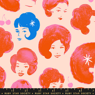 Peach Blossom Dottie's Friends | Sparkle Mart by Ruby Star Society (¼ Yard)