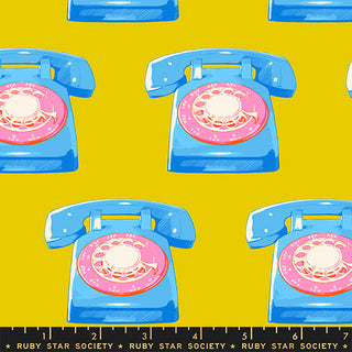 Golden Hour Telephones | Sparkle Mart by Ruby Star Society (¼ Yard)