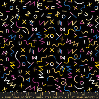 Black Highness (Metallic) | Reign by Ruby Star Society (¼ Yard)