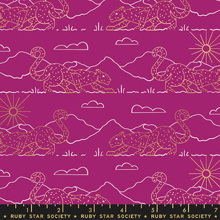 Berry Aristocat (Metallic) | Reign by Ruby Star Society (¼ Yard)