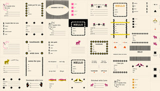 Black Labels (Panel 24" x 45") | 1-800-Calico by Ruby Star Society