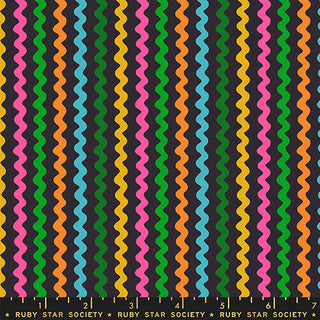 Soft Black Ric Rac | 1 800 Notion by Ruby Star Society (¼ Yard)