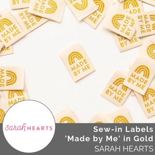 Sew-in Labels: Made By Me Gold