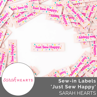 Sew-in Labels: Just Sew Happy