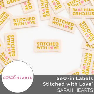 Sew-in Labels: Stitched with Love Gold