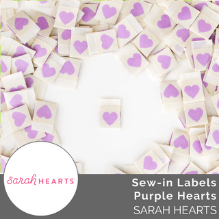 Sew-in Labels: Purple Heart