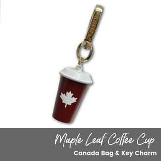 Maple Leaf Coffee Cup | Bag & Key Charm