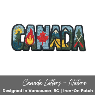 Canada Nature Iron-On Patch | Embroidered Canada Patch