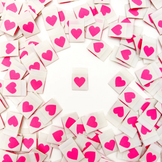 Sew-in Labels: Pink Heart