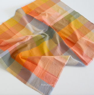 Retro Wide Happy Checkers | Lumière by Fableism Supply Co. (¼ Yard)