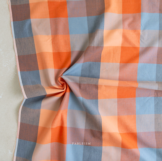 Sailor Wide Happy Checkers | Lumière by Fableism Supply Co. (¼ Yard)