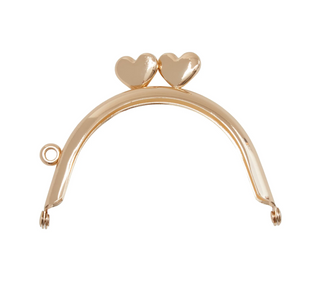 Zakka | Round Heart Clasp  (3" x 2")