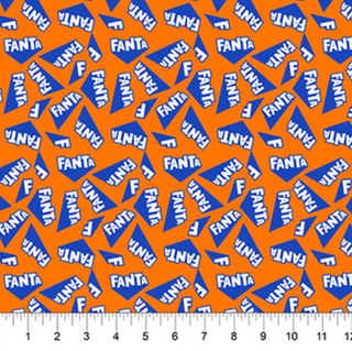 Orange Fanta | Coca-Cola® Core for Northcott (¼ Yard)
