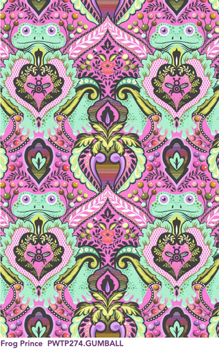 Frog Prince Gumball | Prince Charming Déjà Vu by Tula Pink (¼ Yard)
