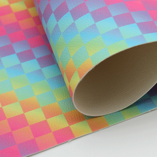 Rainbow Road | Zipper Valley Printed Pebble Faux Leather | 18" x 52" Pre-Cut (Large)