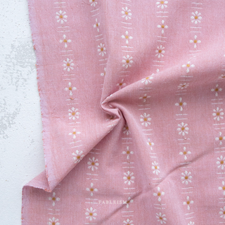 Pansy Pink | Forest Forage Daisies by Fableism Supply Co. (¼ Yard)