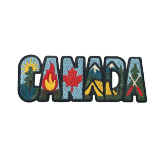 Canada Nature Iron-On Patch | Embroidered Canada Patch