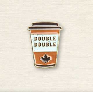 Double Double Coffee Cup | Enamel Pin
