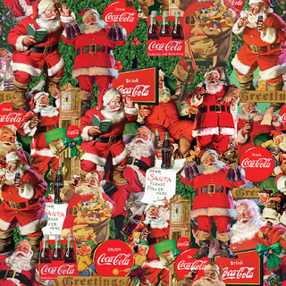 Santa Scenes | Coca-Cola® Christmas for Northcott (¼ Yard)