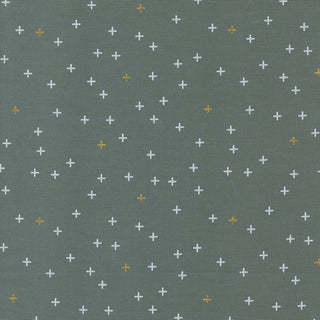 A Bit of a Plus Metallic in SMOKE // Shimmer by Moda (1/4 yard) - Emmaline Bags Inc.