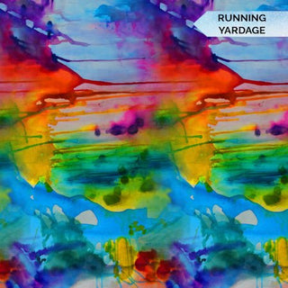 Abstract Color (Running Yardage) // Transcendence (1/4 yard) - Emmaline Bags Inc. - Fabric