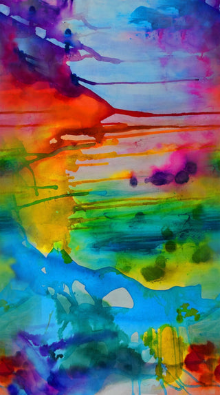 Abstract Color (Running Yardage) // Transcendence (1/4 yard) - Emmaline Bags Inc. - Fabric