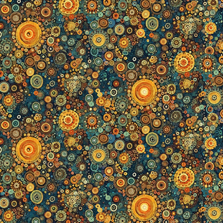Aglow | Klimty Cats by Patrick Lose (¼ Yard) - Emmaline Bags Inc.-Fabric