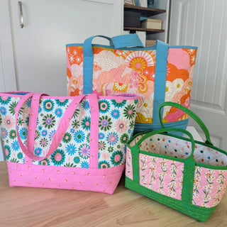 Altoona Tote by Ma Tante Quilting (Printed Paper Pattern) - Emmaline Bags Inc.-Sewing Patterns