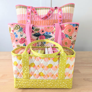 Altoona Tote by Ma Tante Quilting (Printed Paper Pattern) - Emmaline Bags Inc.-Sewing Patterns