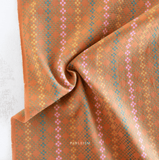 Amaretto Mosaic | Lucky Loom by Fableism Supply Co. (¼ Yard) - Emmaline Bags Inc. - Fabric