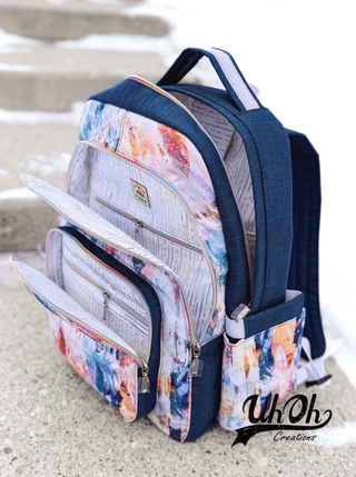 Andy Backpack by UhOh Creations (Printed Paper Pattern) - Emmaline Bags Inc. - Sewing Patterns