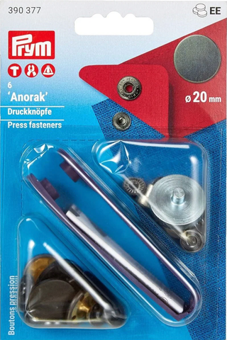 ANORAK Non - Sew Fasteners/Snaps - Emmaline Bags Inc. - Bag Hardware