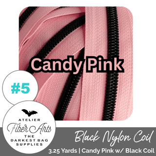 Atelier Fibre Arts Zippers • SOLIDS *SIZE5* 3.25 Yds (Does NOT Include Sliders/Pulls) - Emmaline Bags Inc. - Bag Zippers