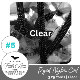 Atelier Fibre Arts Zippers • SPECIALTY *SIZE5* 3.25 Yds (Does NOT Include Sliders/Pulls) - Emmaline Bags Inc. - Bag Zippers