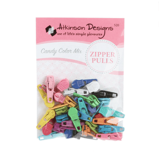 ATK Zipper Pulls | Assorted Candy Colour Mix for 14" (Size 3) - Emmaline Bags Inc. - Bag Zippers