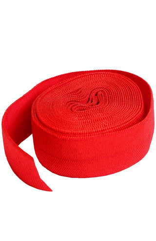 Atom Red | Fold Over Elastic | ¾" (20 mm) (2 Yard Package) - Emmaline Bags Inc.-Sewing Supplies & Notions