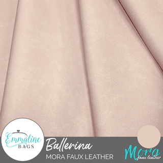 Ballerina | Mora Faux Leather - Emmaline Bags Inc. - Fabric