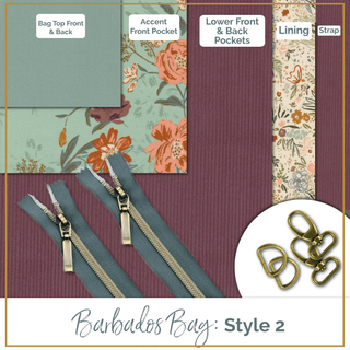 Barbados Bag - Complete Bag Making Kit - Emmaline Bags Inc. - Bag Kit