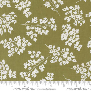 Basil Seedlings // Botany by Alli K Design (1/4 yard) - Emmaline Bags Inc.