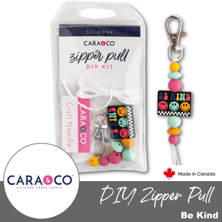 Be Kind | DIY Zipper Charm Pull Kit - Emmaline Bags Inc. - Sewing Supplies & Notions