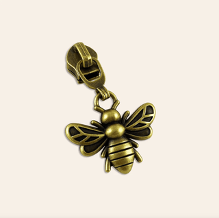 Bee | Zipper Sliders with Pulls | Size 5 (5 Pack) - Emmaline Bags Inc. - Bag Zippers