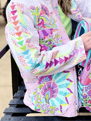 Bella Quilt Coat Accent Sleeves | FPP Expansion Pack | by Quilting Elissa (Paper Pattern) - Emmaline Bags Inc. - Sewing Patterns