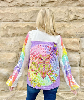 Bella Quilt Coat Arcs & Beauties | FPP Expansion Pack | by Quilting Elissa (Paper Pattern) - Emmaline Bags Inc. - Sewing Patterns