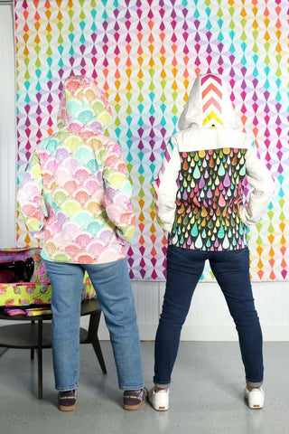 Bella Quilt Coat Hood | Expansion Pack | by Quilting Elissa (Paper Pattern) - Emmaline Bags Inc. - Sewing Patterns