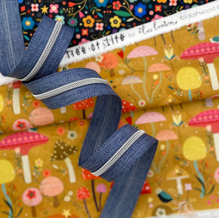 Billy Jean | Nylon Coil Zipper | Size 5 (3 Yards) - Emmaline Bags Inc. - Bag Zippers